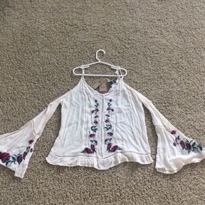 American eagle off the shoulder top